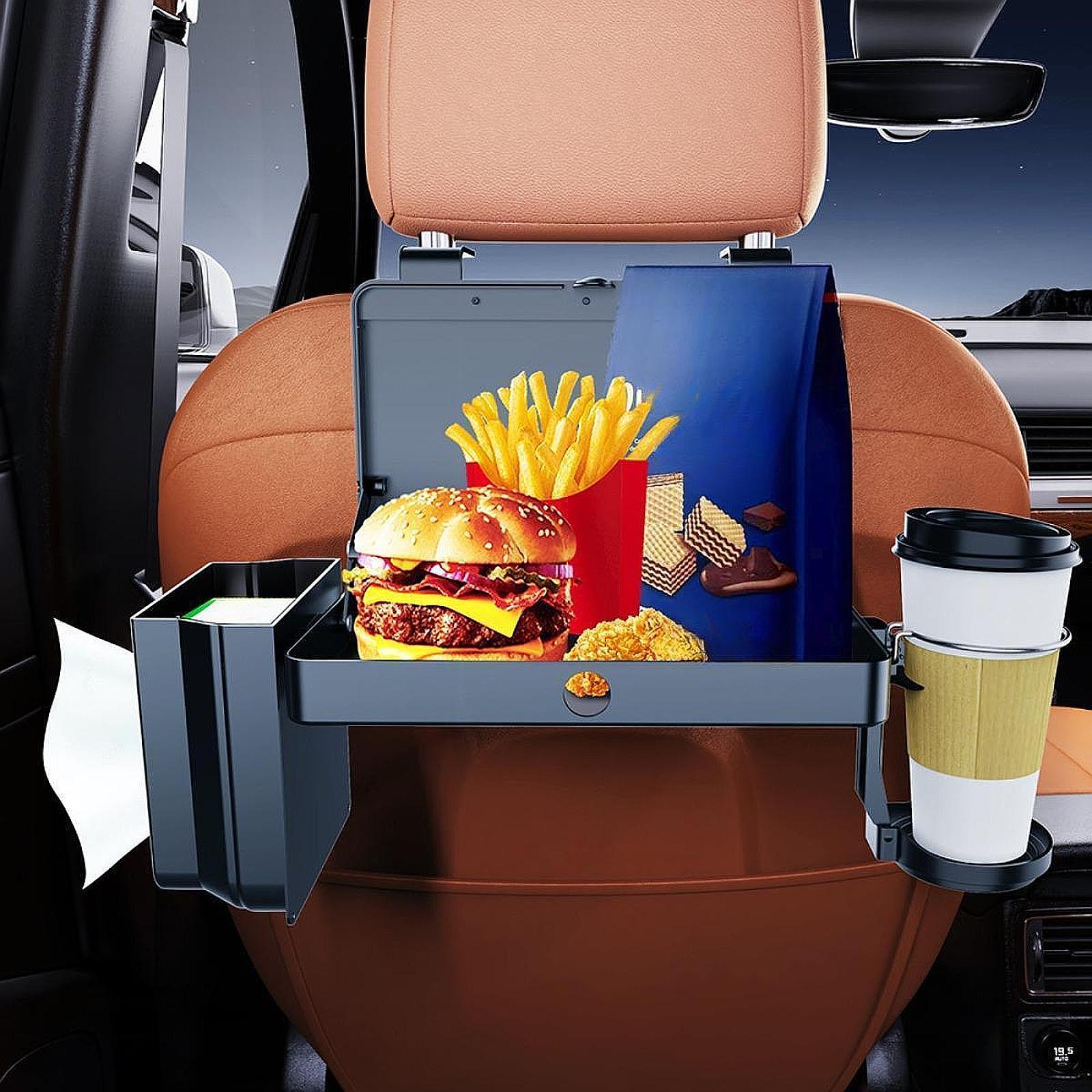 Food Snacks To Eat - Generisches Auto-Rücksitz-Tablett, Tisch, Auto-Innenraum, Auto-Rücksitz, Essen,