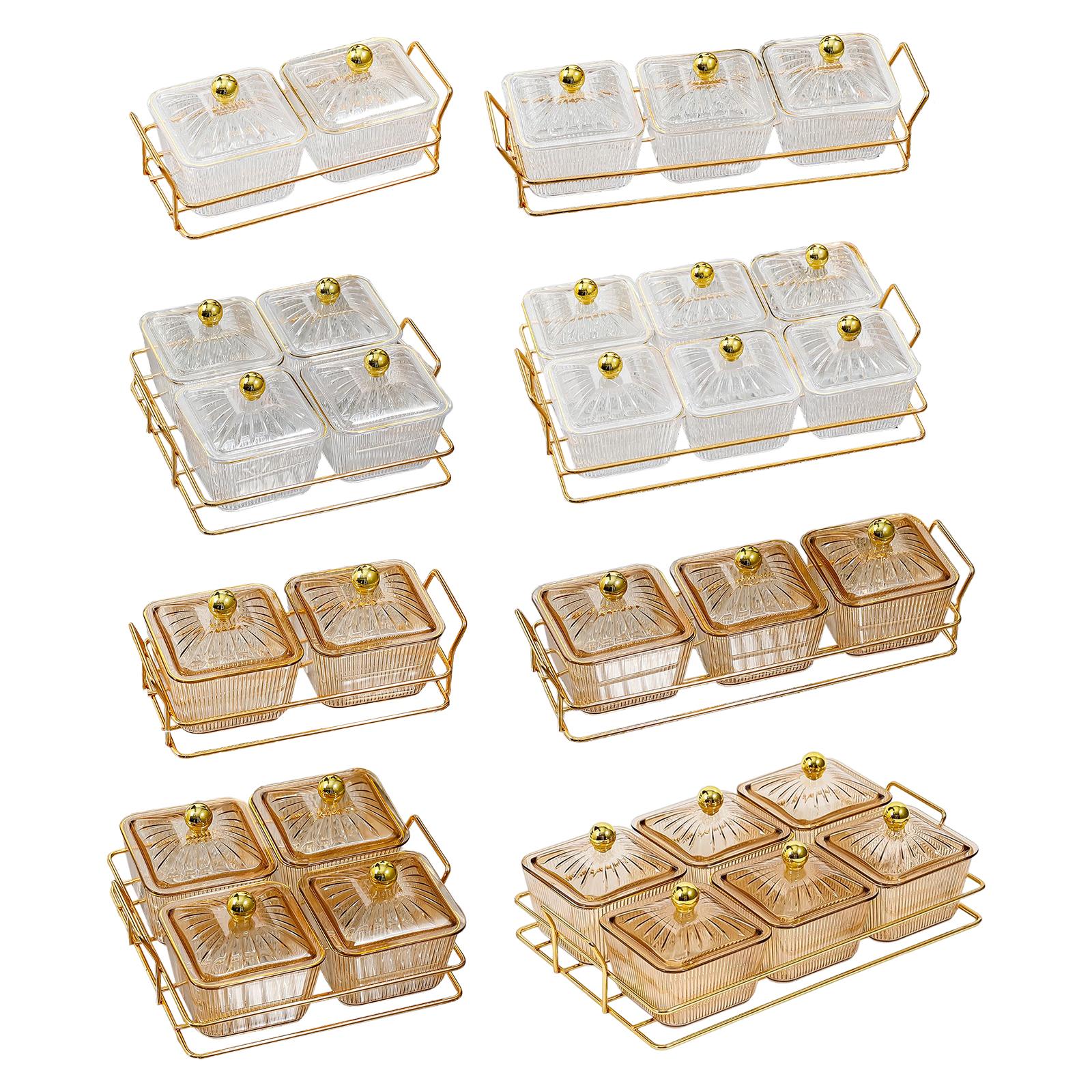 Food Platter Snacks - Kreative geteilte Servier platte mit Deckel