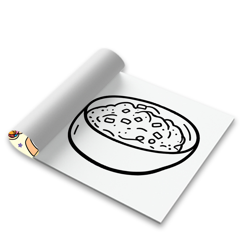 Food Snacks Drawing - Essen, Getränke & Süßigkeiten: Kühnes, einfach