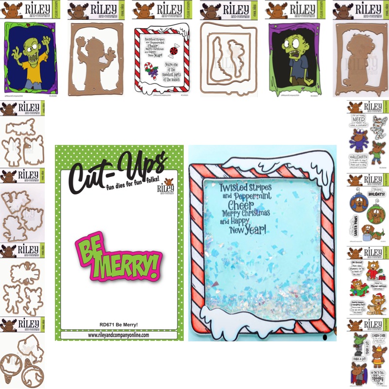 Zombie Snacks - Little thing Labyrinth-Stempel und Schablone, Neuankömmling