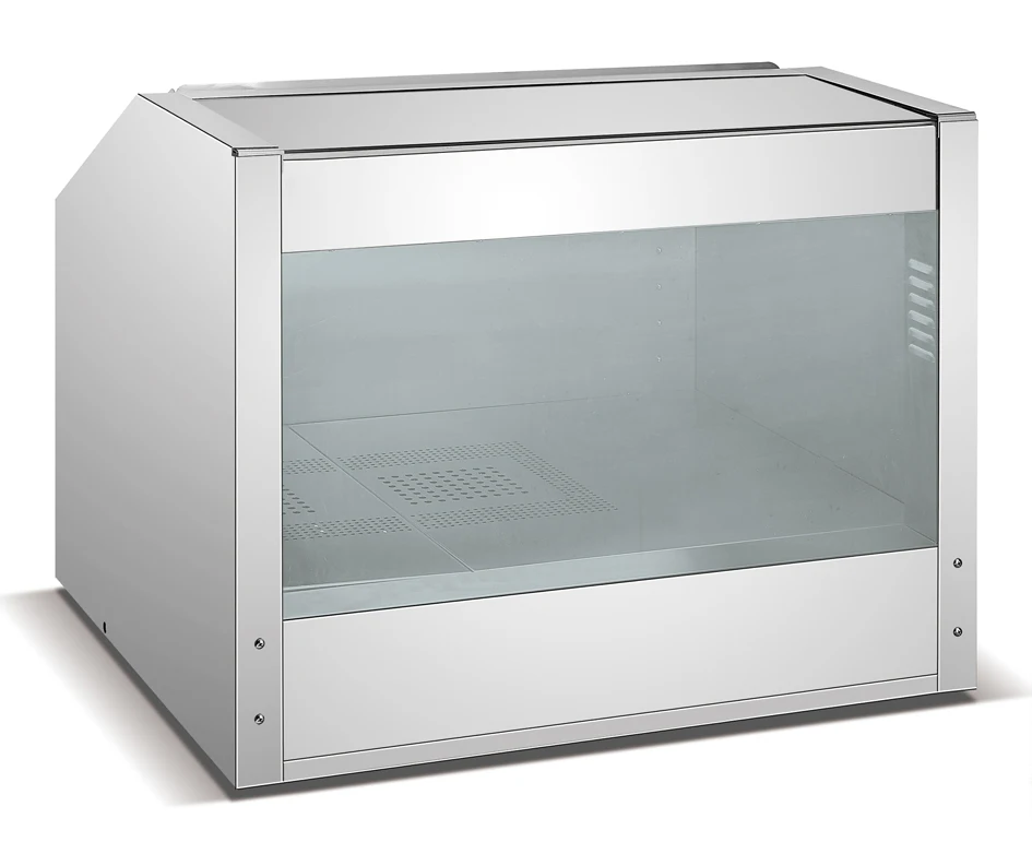 Food With Snacks - Kommerzieller Popcorn-Isolierungsschrank aus Edelstahl, Snack-Warmhalteschrank, Popcorn-Wärmevitrine