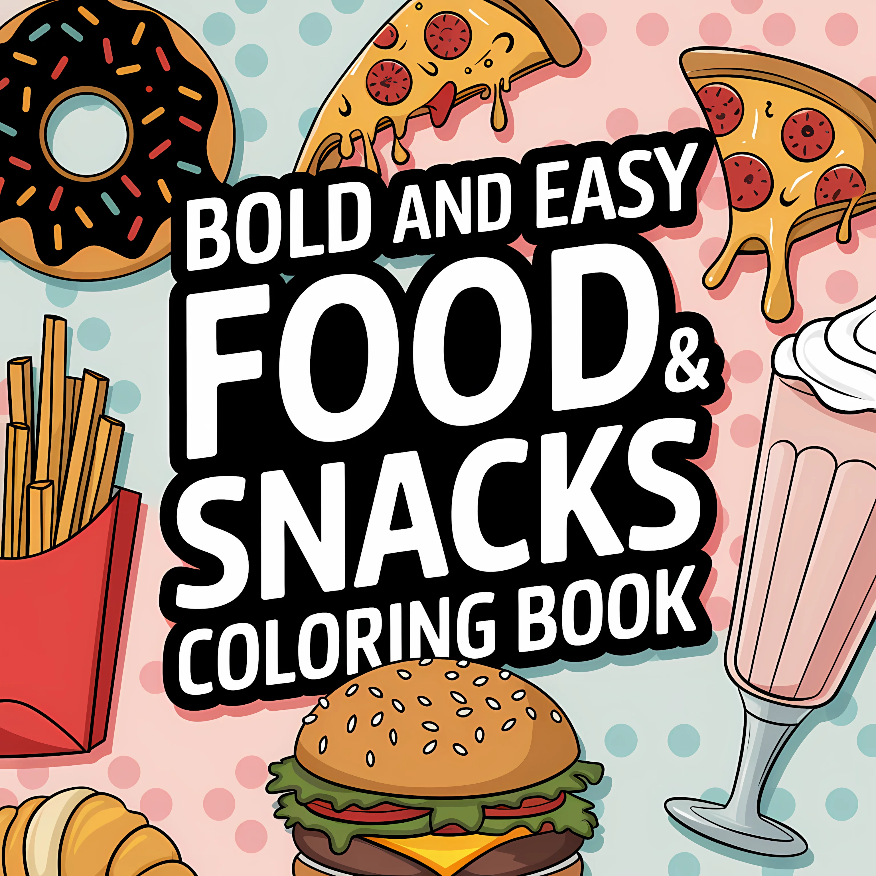 Einfaches Malbuch für Erwachse – Food Snacks Drawing Bewertung und Preis