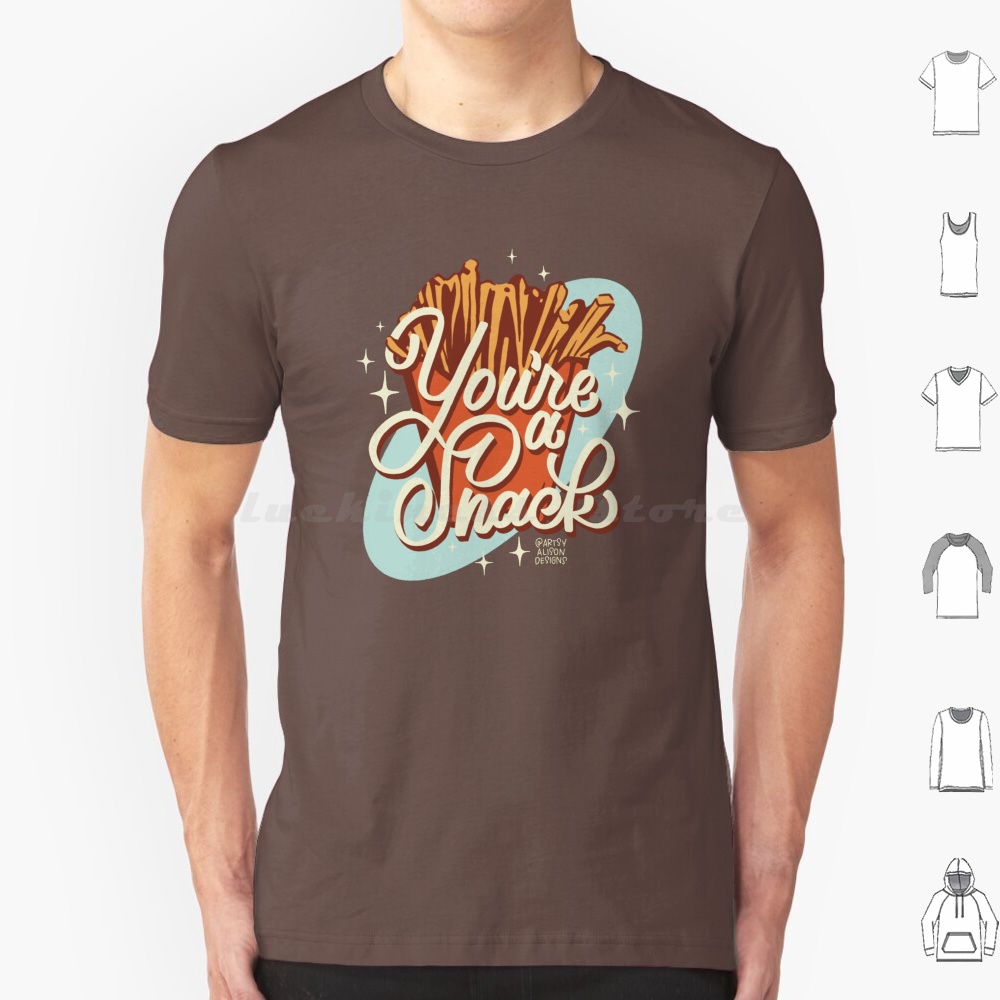 You're A Snack T-Shirt, große  – Food Snacks Drawing Bewertung und Preis