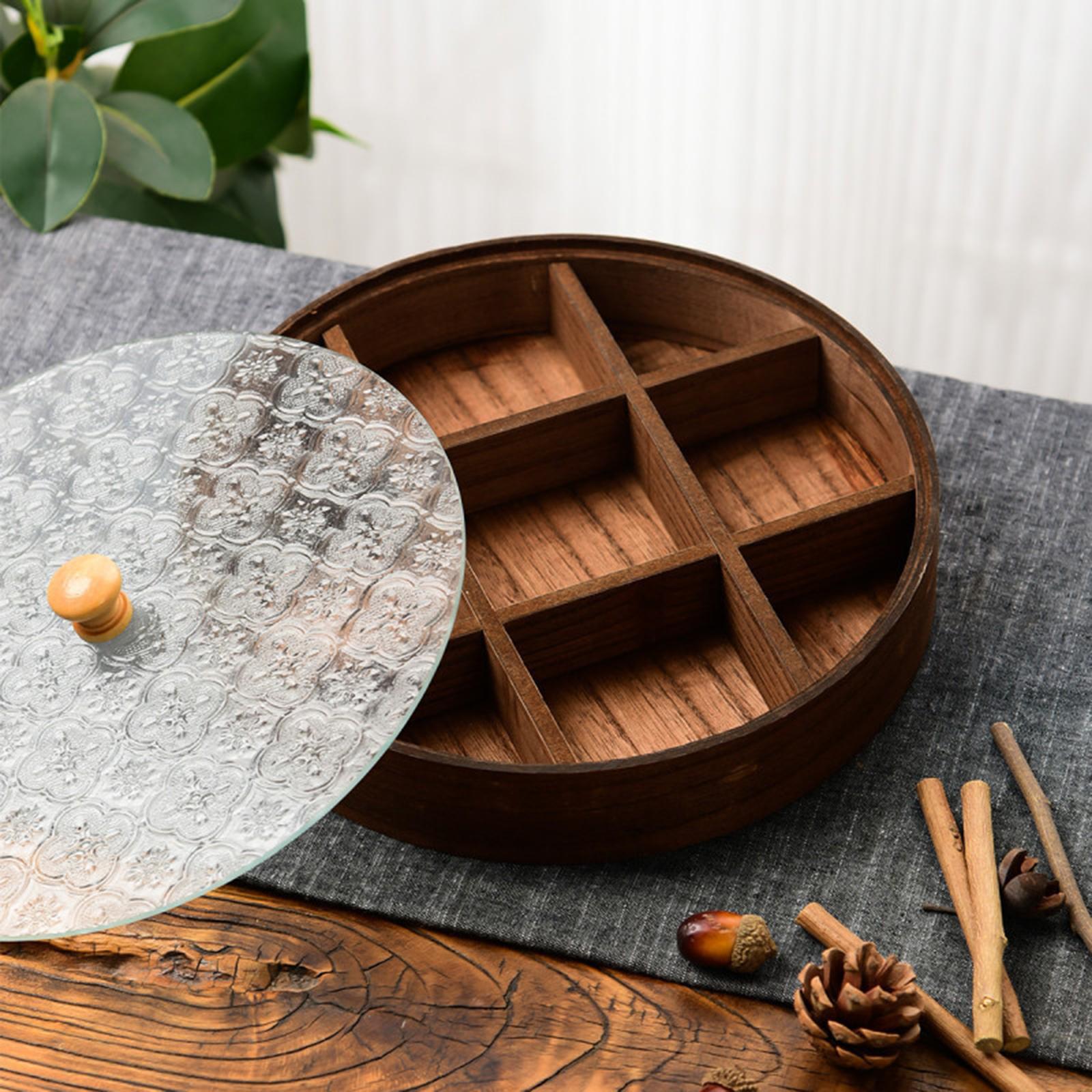 Holz-Glas-Servierschale mit De – Food Platter Snacks Bewertung und Preis