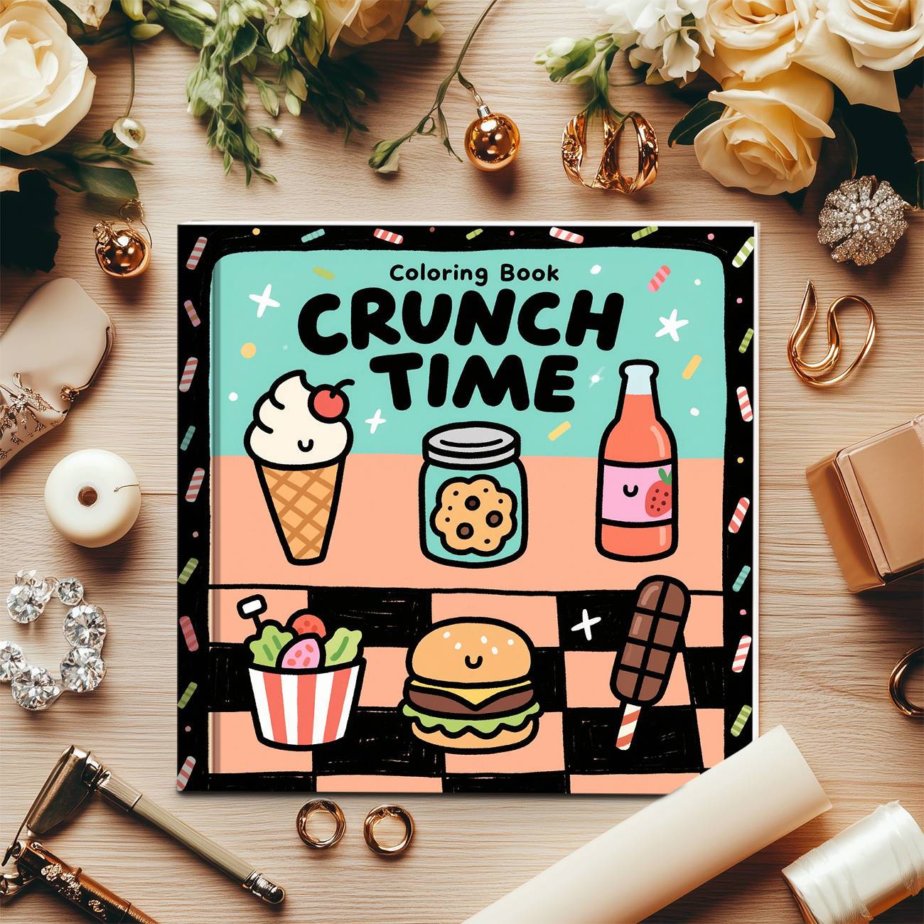 Crunch Time Malbuch: Süße Eisc – Food Snacks Easy Bewertung und Preis