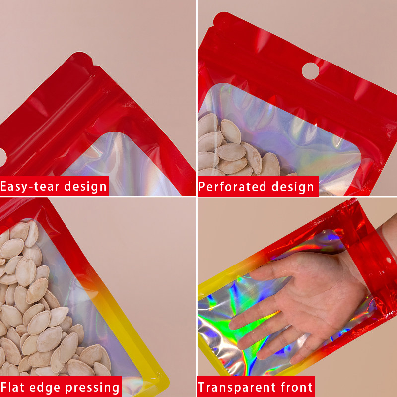 Holografische, farbige, quadra – Food With Snacks Bewertung und Preis