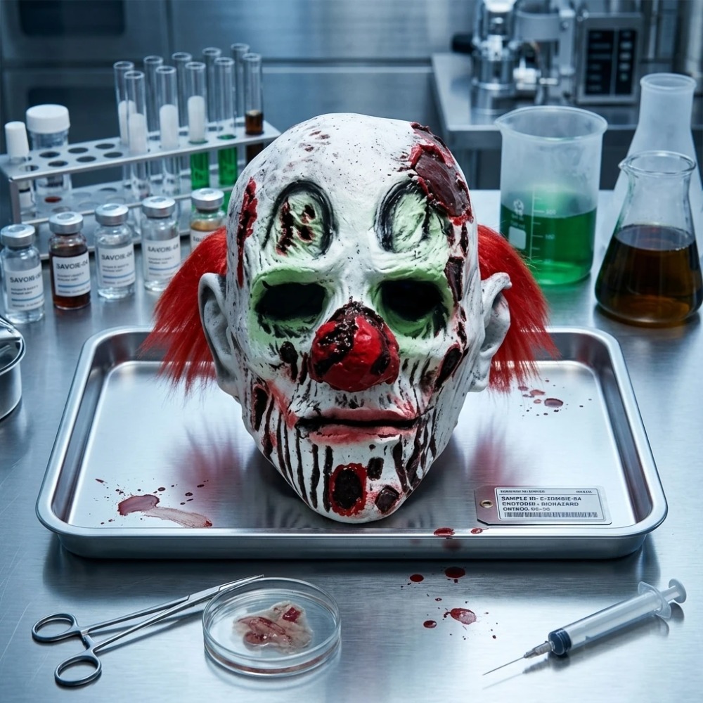 Horror-Latexmaske mit langen H – Zombie Snacks Bewertung und Preis