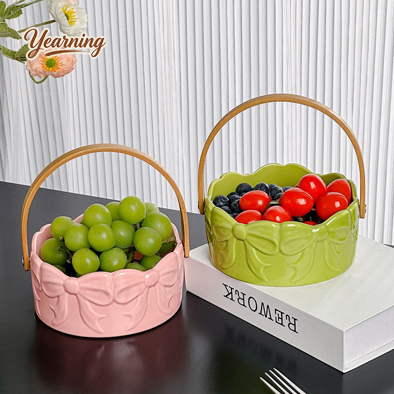 Hochwertiger Keramik-Obstkorb  – Snacks Food Gift Baskets Bewertung und Preis