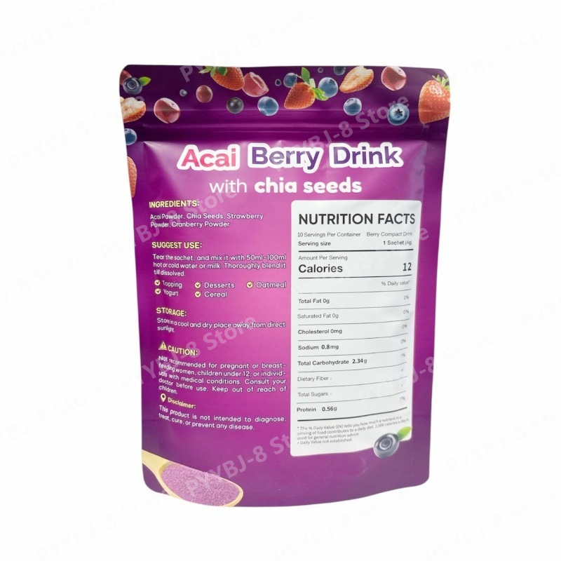 Acai-Beeren-Getränkepulver 10  – Food Snacks To Eat Bewertung und Preis