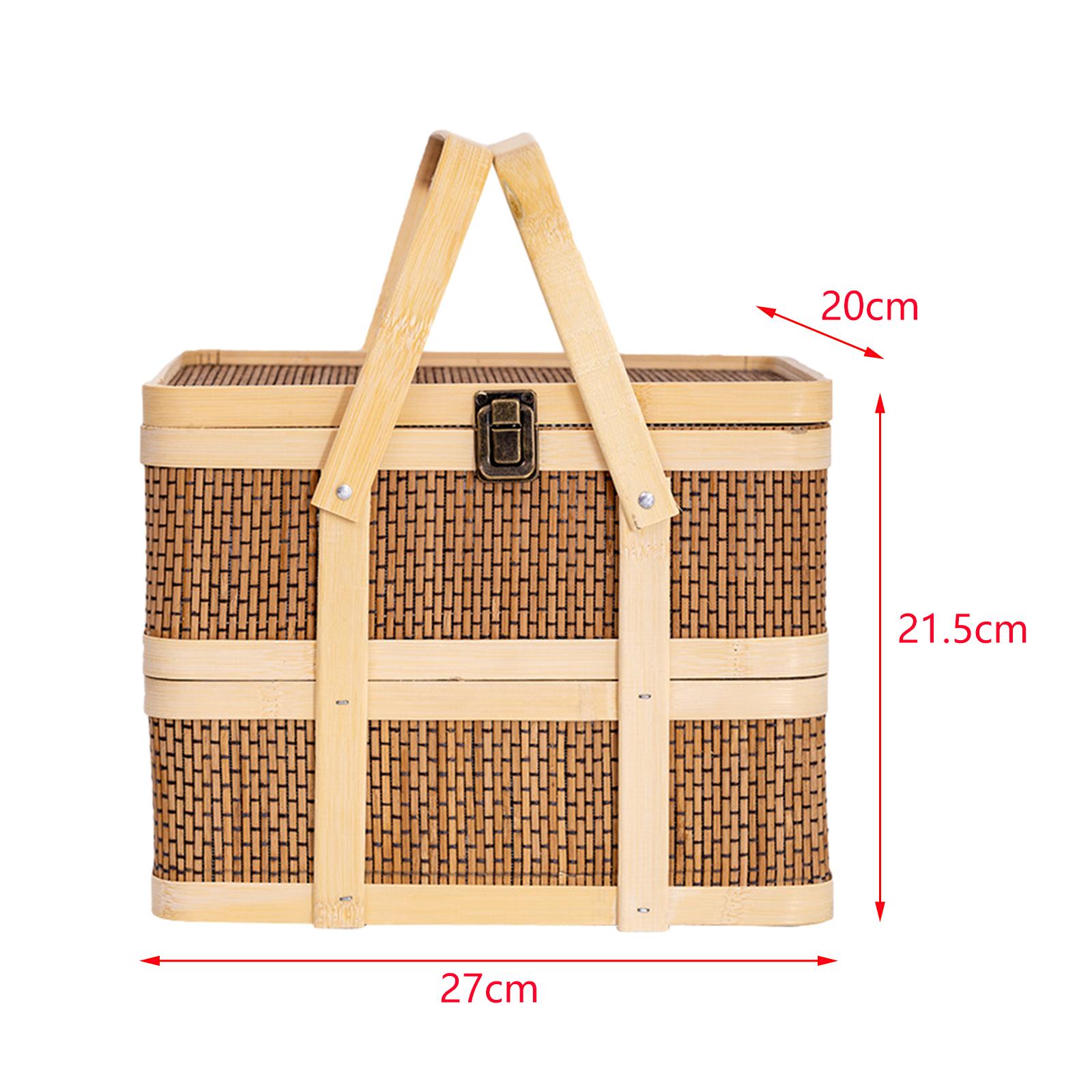 Geflochtener Picknickkorb, Leb – Snacks Food Gift Baskets Bewertung und Preis