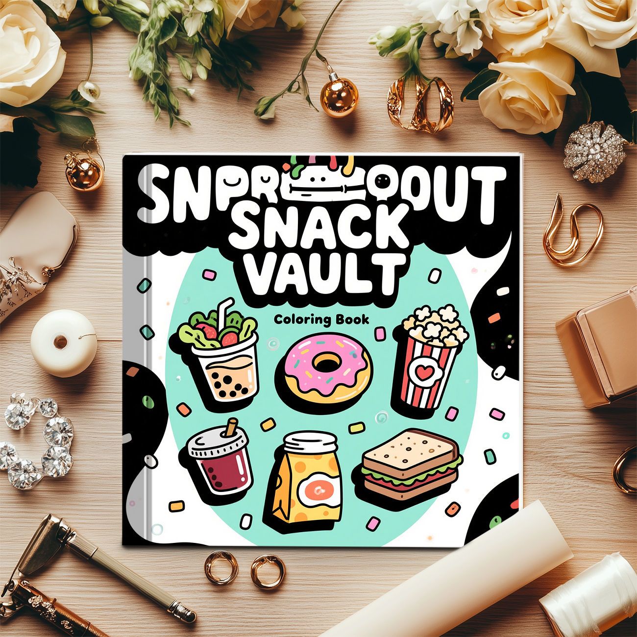 Snproout Snack Vault Malbuch N – Food Snacks Drawing Bewertung und Preis