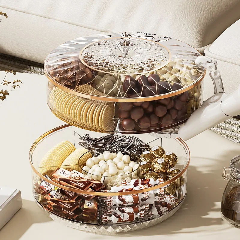 Drehbare Snack Lagerung Box Ob – Food Platter Snacks Bewertung und Preis