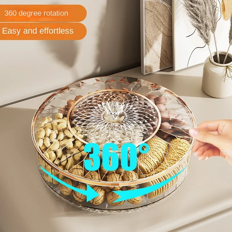 Drehbare Snack Lagerung Box Ob – Food Platter Snacks Bewertung und Preis