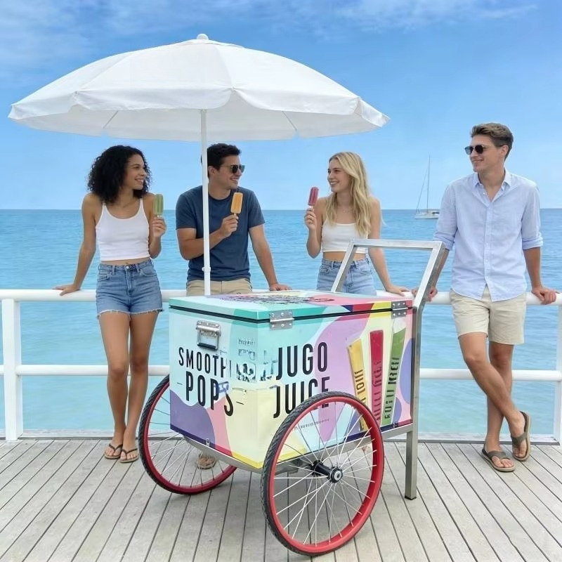 Hochwertiger mobiler Eiswagen  – Quality Food Snacks Bewertung und Preis